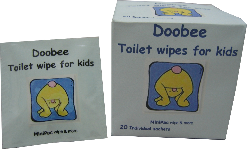 After-Toilet Wipes – for children & adults