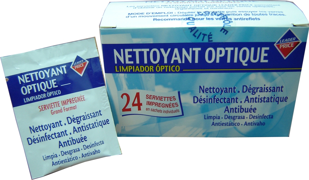Optical Cleaning Wipes